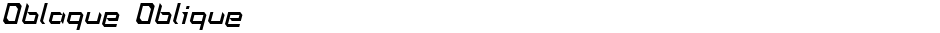 Oblaque ObliqueDemo