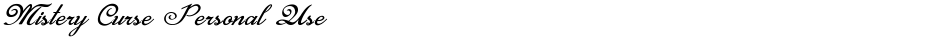 Mistery Curse Personal UseDemo