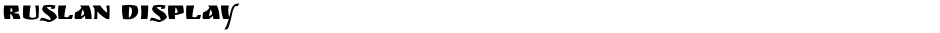 Ruslan DisplayDemo