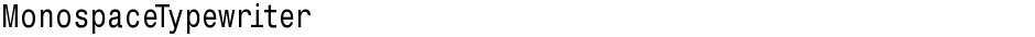 MonospaceTypewriterDemo
