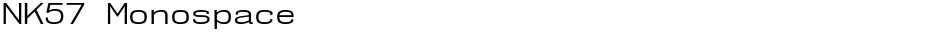 NK57 MonospaceDemo