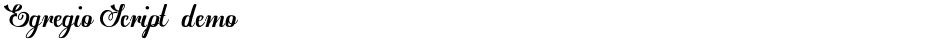 Egregio Script_demoDemo