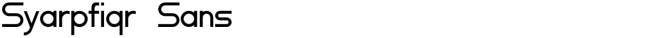 Syarpfiqr  SansDemo