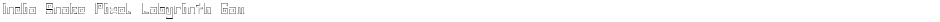 India Snake Pixel Labyrinth GamDemo