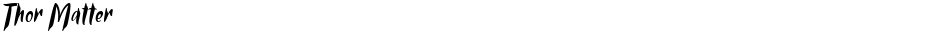 Thor MatterDemo
