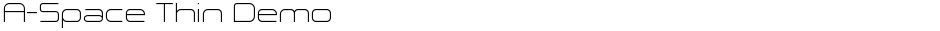 A-Space Thin DemoDemo