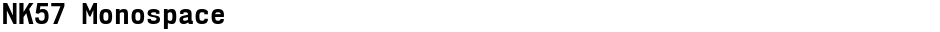 NK57 MonospaceDemo
