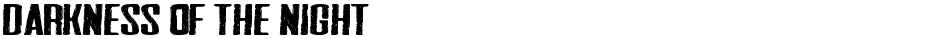 Darkness of the nightDemo