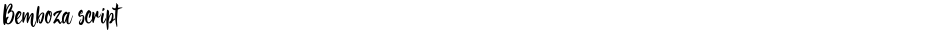 Bemboza scriptDemo