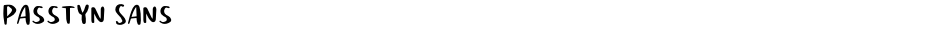 Passtyn SansDemo