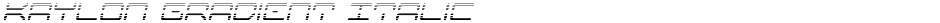 Kaylon Gradient ItalicDemo