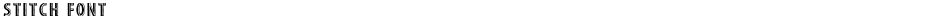 stitch fontDemo