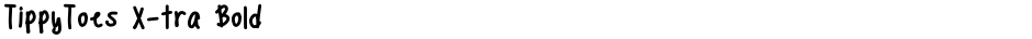 TippyToes X-tra BoldDemo