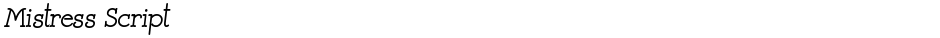 Mistress ScriptDemo