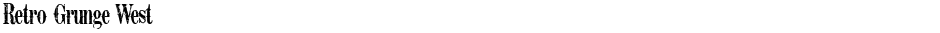 Retro Grunge WestDemo