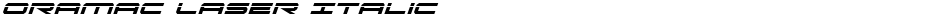 Oramac Laser ItalicDemo