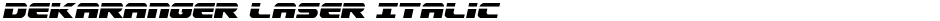 Dekaranger Laser ItalicDemo