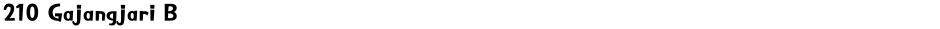 210 Gajangjari BDemo