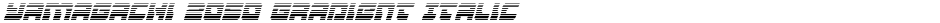 Yamagachi 2050 Gradient ItalicDemo