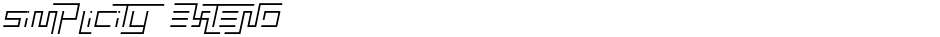 Simplicity ExtendDemo
