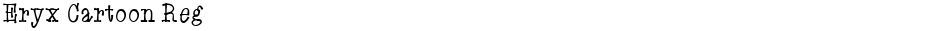 Eryx Cartoon RegDemo