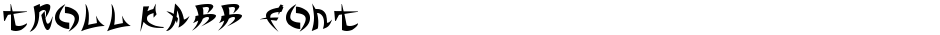 TROLL KABB¡ FONTDemo