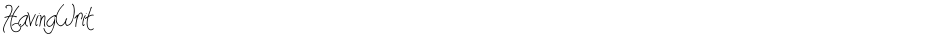 HavingWritDemo