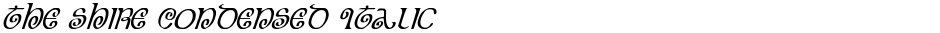 The Shire Condensed ItalicDemo