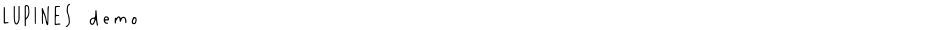 LUPINES demoDemo