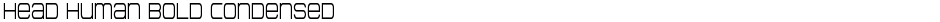 Head Human Bold CondensedDemo