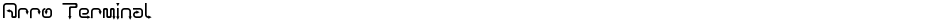 Arro TerminalDemo