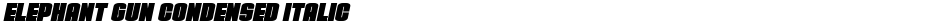 Elephant Gun Condensed ItalicDemo