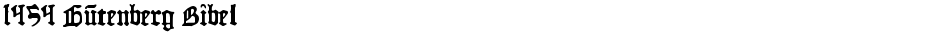 1454 Gutenberg BibelDemo