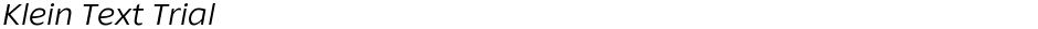 Klein Text TrialDemo