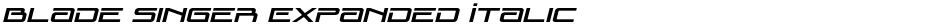 Blade Singer Expanded ItalicDemo