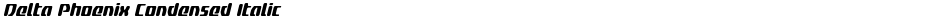 Delta Phoenix Condensed ItalicDemo