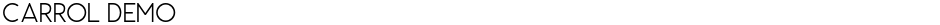 Carrol DEMODemo
