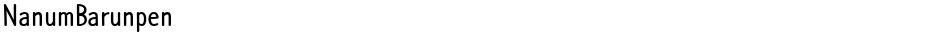 NanumBarunpenDemo