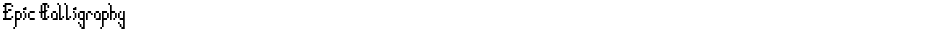 Epic CalligraphyDemo