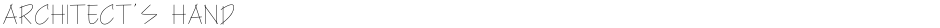 Architect's HandDemo