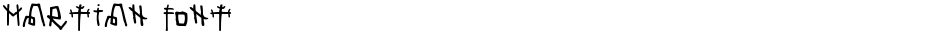 Martian FontDemo