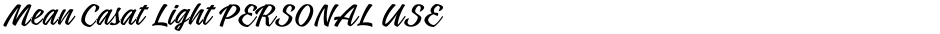 Mean Casat Light PERSONAL USEDemo