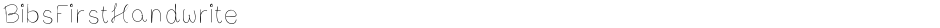 BibsFirstHandwriteDemo