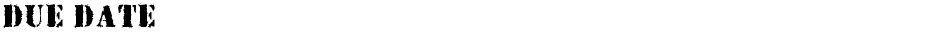 Due DateDemo