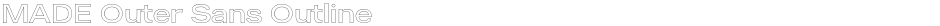 MADE Outer Sans OutlineDemo