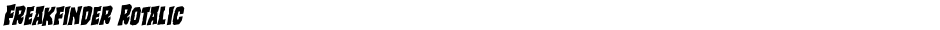 Freakfinder RotalicDemo