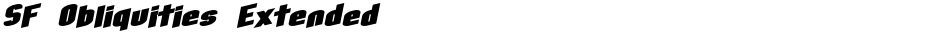 SF Obliquities ExtendedDemo