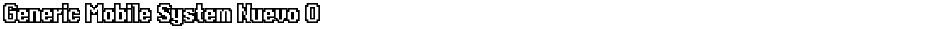 Generic Mobile System Nuevo ODemo