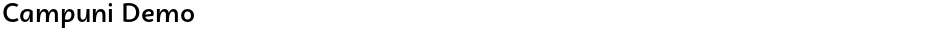 Campuni DemoDemo