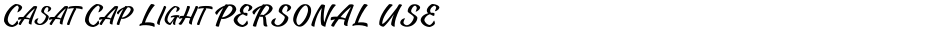 Casat Cap Light PERSONAL USEDemo